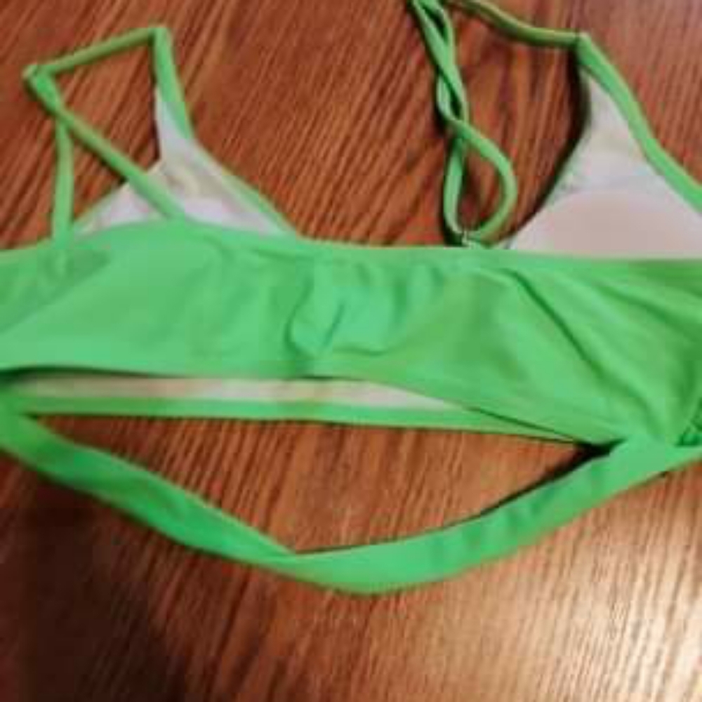 Neon Green Bikini Top size M